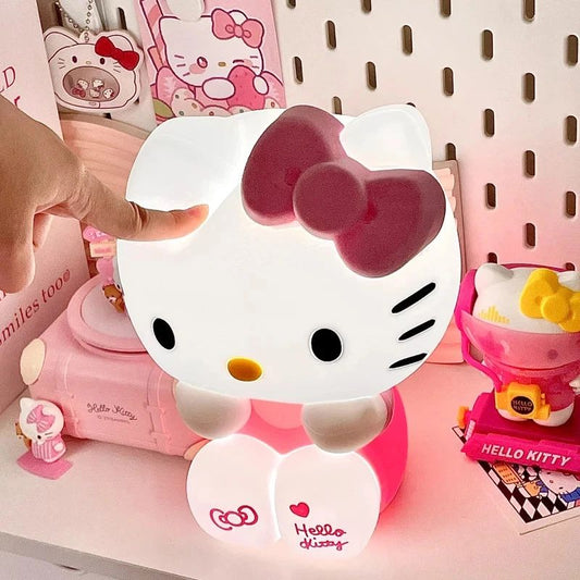 SantaCave™ Touch-Glow Kitty– Color-Changing LED Plush Night Light